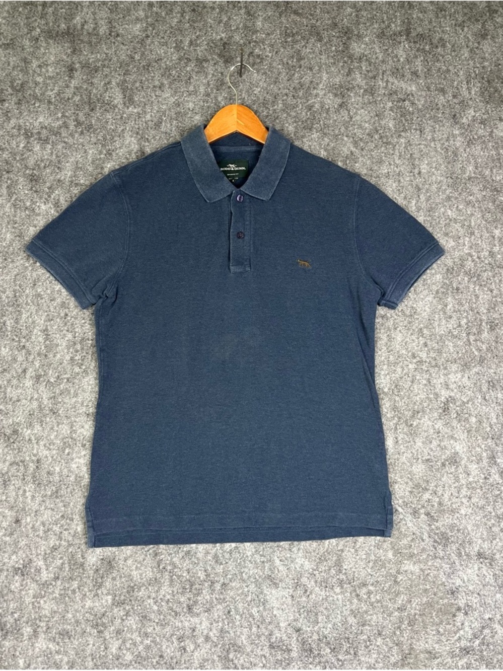 Rodd & Gunn navy polo shirt Size S #golfwear #preppy